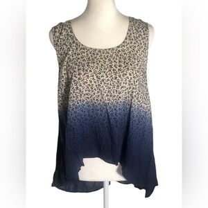 Blu Pepper hi low lightweight tank top Sz Large